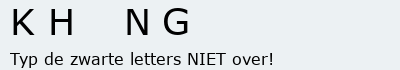 Bevestigingscode