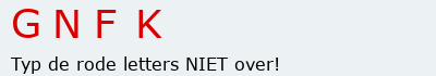 Bevestigingscode