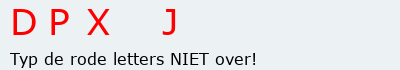 Bevestigingscode