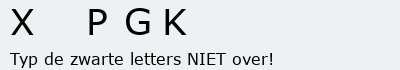 Bevestigingscode