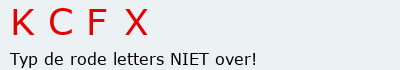Bevestigingscode