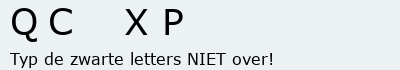Bevestigingscode