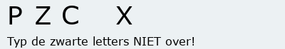 Bevestigingscode