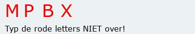 Bevestigingscode