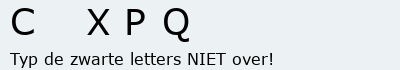 Bevestigingscode