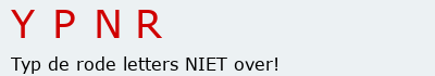 Bevestigingscode