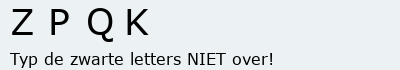 Bevestigingscode