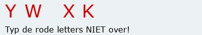 Bevestigingscode