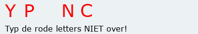 Bevestigingscode