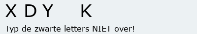 Bevestigingscode