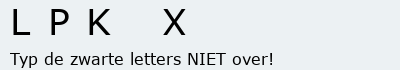 Bevestigingscode