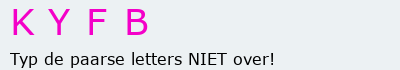 Bevestigingscode