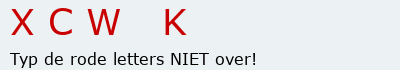Bevestigingscode