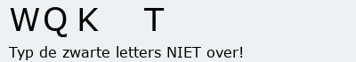 Bevestigingscode