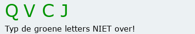 Bevestigingscode