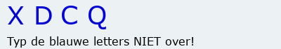 Bevestigingscode