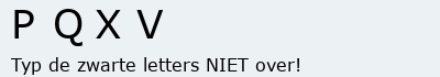 Bevestigingscode