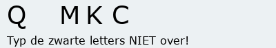 Bevestigingscode