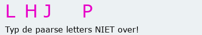 Bevestigingscode