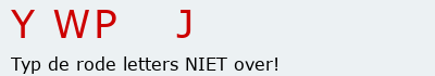Bevestigingscode
