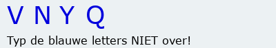 Bevestigingscode