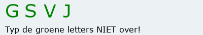 Bevestigingscode