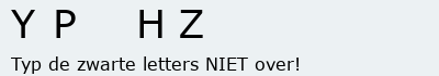 Bevestigingscode
