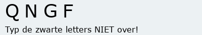 Bevestigingscode
