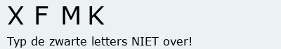 Bevestigingscode