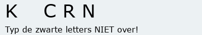 Bevestigingscode