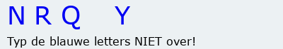 Bevestigingscode