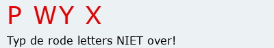 Bevestigingscode