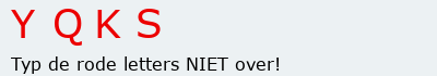 Bevestigingscode