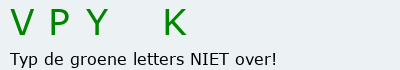 Bevestigingscode