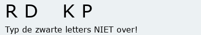 Bevestigingscode