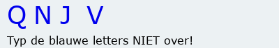 Bevestigingscode