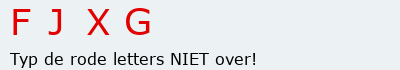 Bevestigingscode