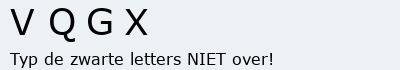 Bevestigingscode