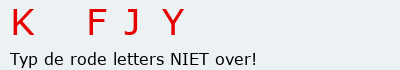 Bevestigingscode