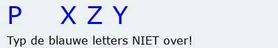 Bevestigingscode