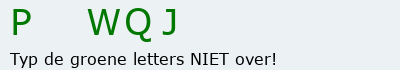 Bevestigingscode