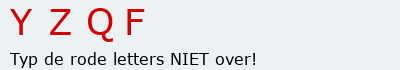 Bevestigingscode