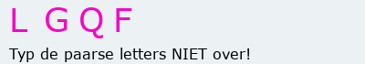 Bevestigingscode