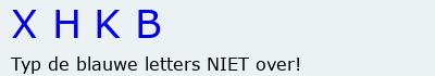 Bevestigingscode