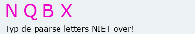Bevestigingscode