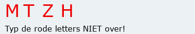 Bevestigingscode