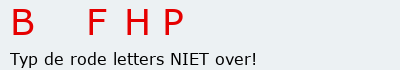 Bevestigingscode