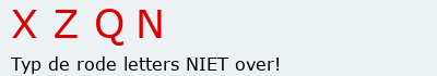 Bevestigingscode