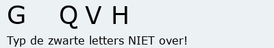 Bevestigingscode