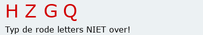 Bevestigingscode